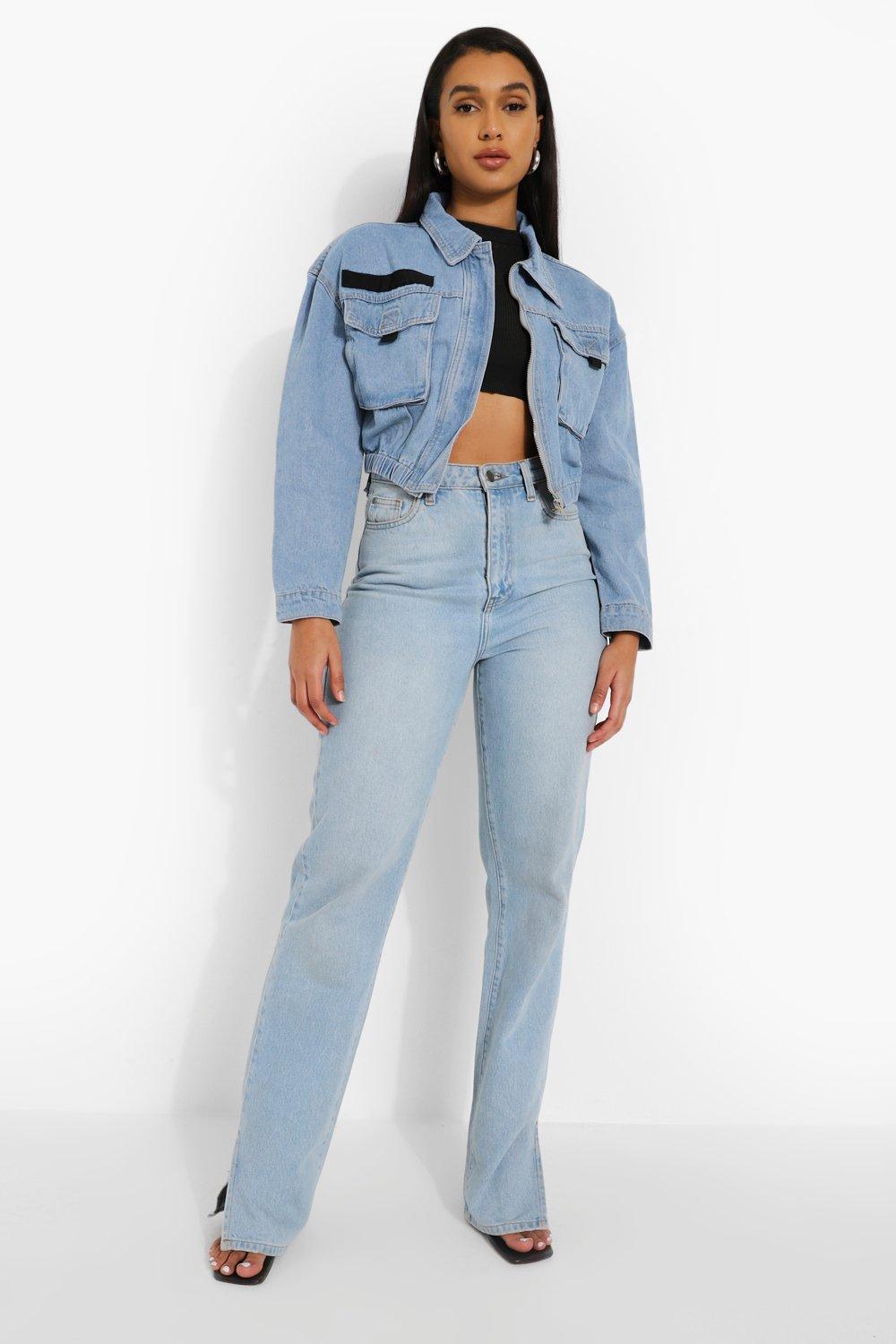 Boohoo denim hotsell utility jacket